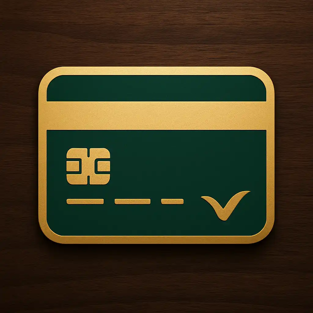 Visa card icon