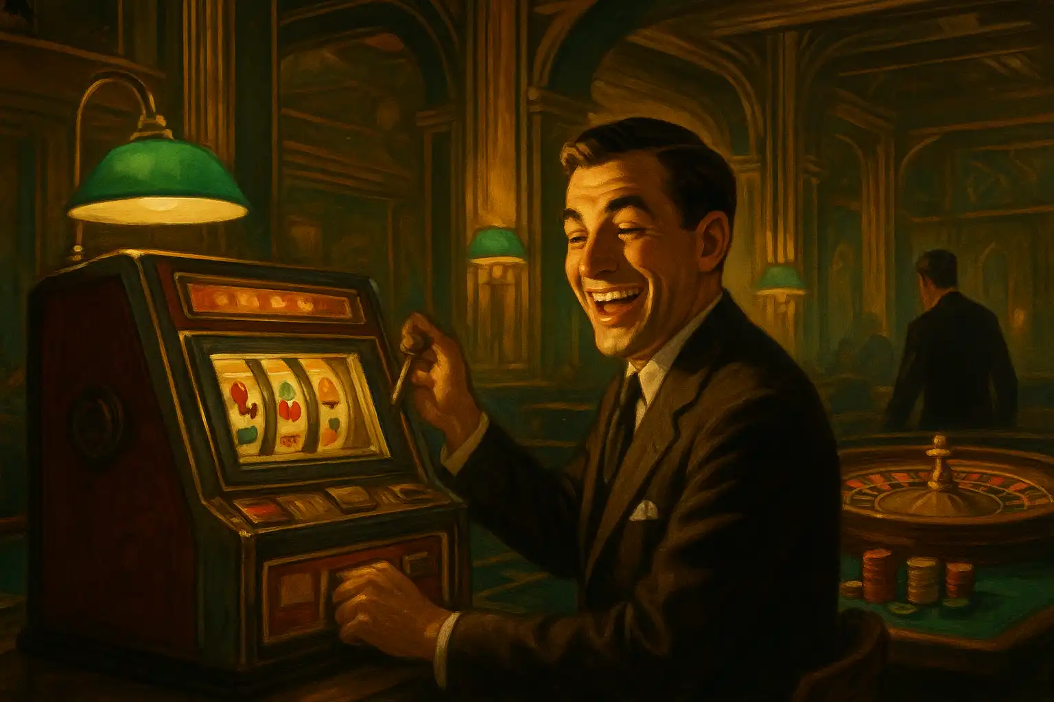 Player enjoying slots and roulette after claiming the BetMica bonus